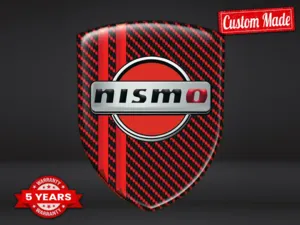 Nissan Emblema Silicona Lujo Etiquetas Pegatina Gama Alta